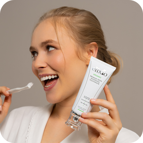 Zestaw wybielający White Duo Elixio z pastą i korektorem